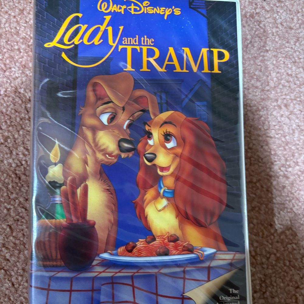Vintage Classics Black Diamond Edition VHS of Walt Disneys Lady and the Tramp